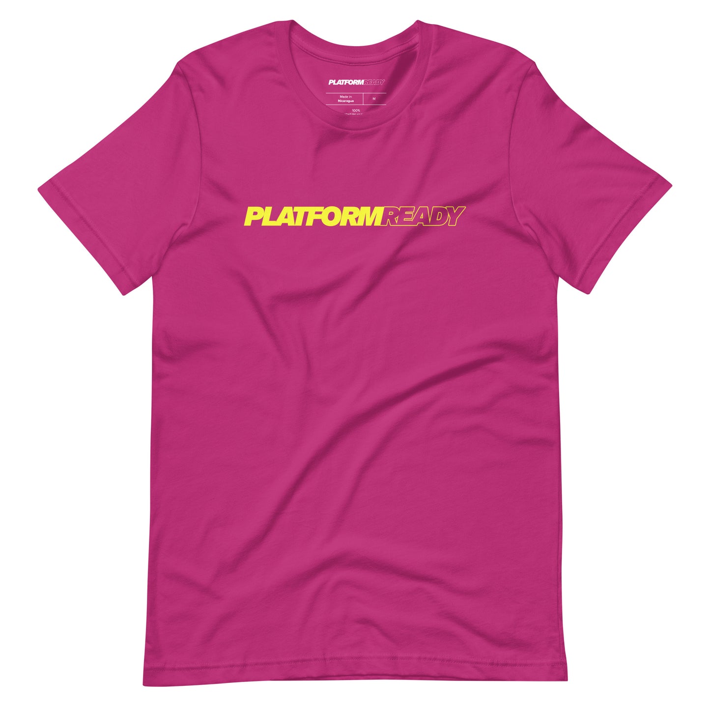 Yellow Script Tee